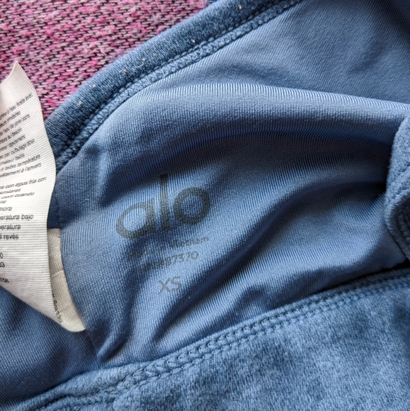 Alo Light Blue Sports Bra - Picture 3 of 3